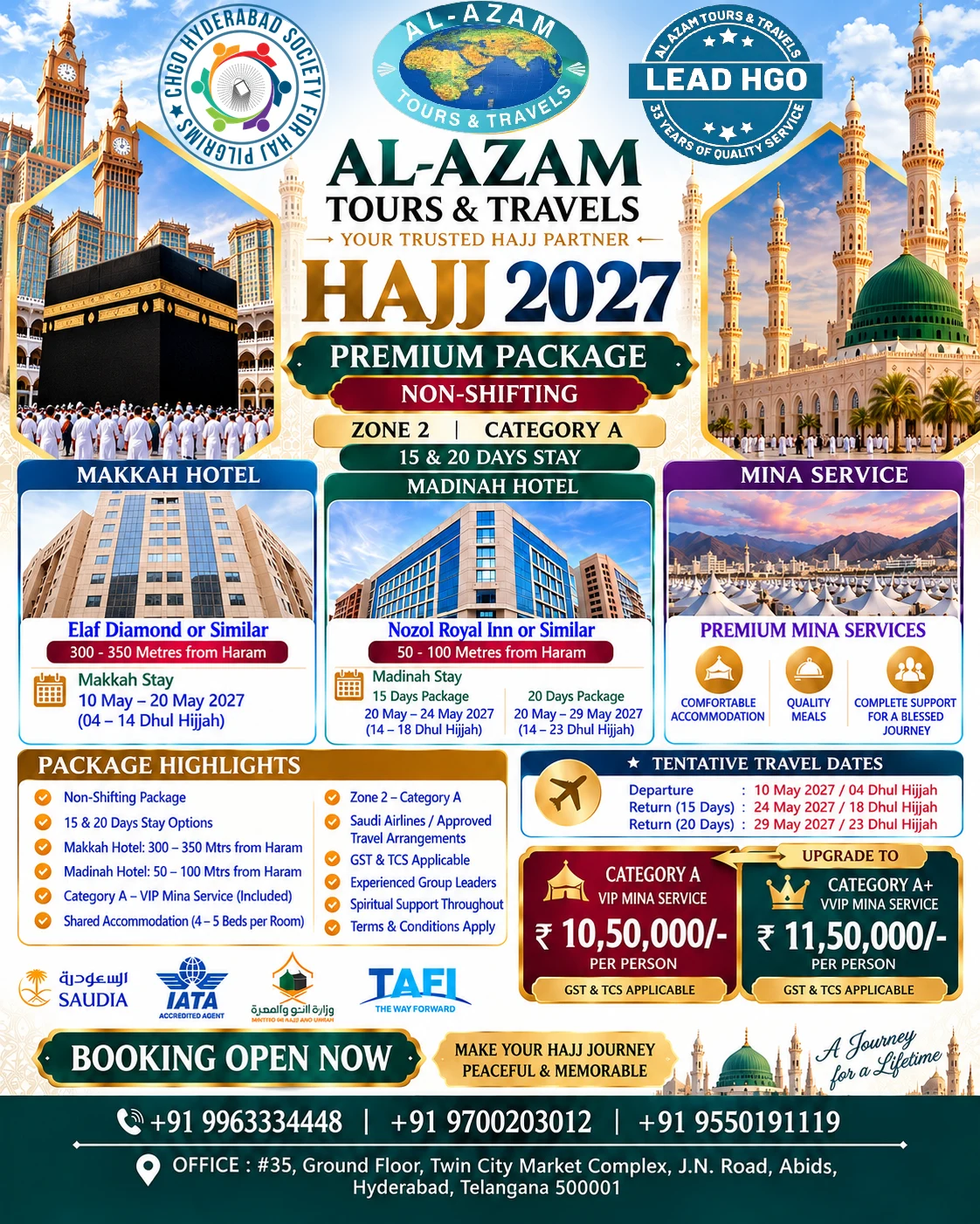 Hajj 2027 package poster